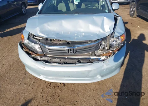 2012 Honda Civic Lx из США, поврежденный, VIN 19XFB2F50CE000935
